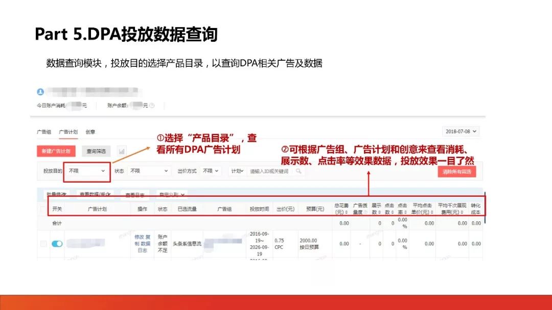 DPA广告主操作手册，详尽的讲解DPA广告的创建步骤及规范